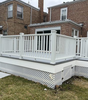Deck, railings