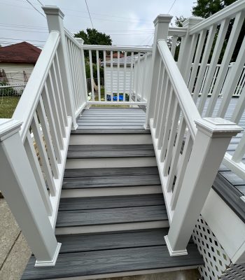 Deck with stairs
